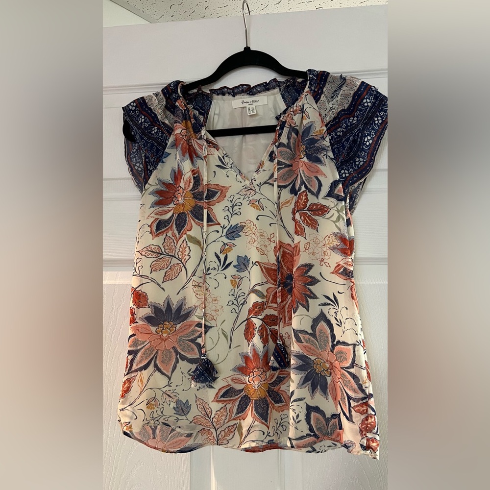 Haver & Blair Floral Print Women's Top XS